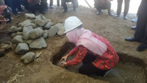 Bupati Yasti Letakkan Batu Pertama Pembangunan Gedung Kantor Pengadilan Agama Lolak