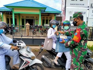 Secara Masif Jajaran Kodim 1207/BS Tegakkan Disiplin Protkes*