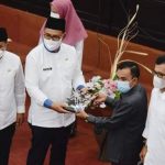Dodi Hendra Pimpin Sidang Paripurna Penyampaian Penyampaian Bupati Solok Tentang RPJMD