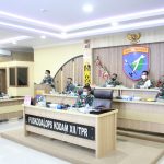 Kodam XII/Tpr Gelar Rapat Evaluasi Bidang Intel/Pam Tahun 2021