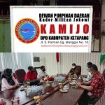 Kunjugan Kerja Ketua  DPD Kader Militan Jokowi KAMIJO Beserta KSB Disambut Baik Wakil Bupati Ketapang Dengan Jajaran SKPD*