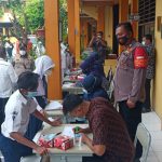 Polresta Tangerang Kawal Kegiatan Gebyar Vaksinasi Pelajar di SMPN 1 Tigaraksa