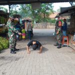 Koramil 01/Tln Ops Yustisi PPKM Level IV, Tekankan Prokes dan Vaksinasi