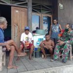 Menjalin Silaturahmi,Babinsa 06/Klamono Komsos dengan Tokoh Masyarakat