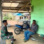 Babinsa Koramil Persiapan Sayosa Kodim 1802/Sorong: Melalui Komsos Terjalinnya Komunikasi Baik