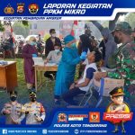 Muspika Kecamatan Rajeg gelar Operasi Yustisi dilaksanakan dan Bagikan Masker