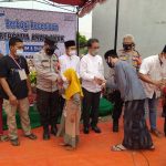 Polsek Cikupa Polresta Tangerang Laksanakan pendampingan kegiatan santunan anak yatim di Pasir jaya.
