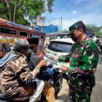 Danrem, Kapolresta Tangerang, dan Forkompinda Bagikan Masker ke Jemaah Haul Syeh Abdul Qadir Jailani
