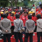 Bantu Amankan Aksi Unras Buruh, Kapolresta Tangerang Ucapkan Terima Kasih