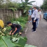 Lurah Bekasi Jaya Monitoring Langsung Giat Aksi K3 Yang Di Lakukan Secara Rutin Di Hari Sabtu