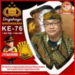 Ketua DPD Pewarna Jawa Barat Romo Kevas Hervin Mengucapkan Selamat Hari Jadi Bhayangkara Indonesia Yang ke-76 Tahun