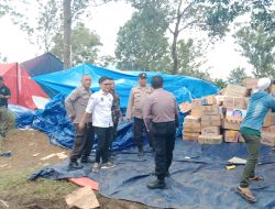 Bantuan Dikirim Polres Sumedang Bersama Warga Kecamatan Tanjungkerta Dan Kecamatan Ganeas Bagi Korban Gempa Cianjur
