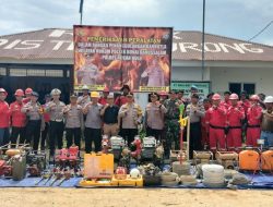 Pimpin Apel Kesiapsiagaan Penanggulangan Karhutla Di Bonaidarussalam, Kapolres AKBP Budi Hadapi Cuaca El Nino Dengan 3K  Terhadap Stakeholder