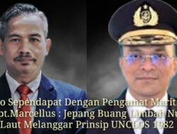 Dr.Seno Sependapat Dengan Pengamat Maritim Dr. (HC) Capt.Marcellus : Jepang Buang Limbah Nuklir ke Laut Melanggar Prinsip UNCLOS 1982