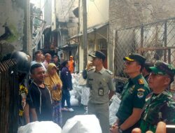 Pesan Dandim 0503/JB Letkol Inf ES Putra Siregar Pada Korban Kebakaran di Tambora Jakbar “Mayarakat Jangan Lalai