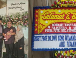 Dr. Dwi Seno : Selamat, Telah Dilaksanakannya Aqiqah Tasyakuran ” Almeera & Alvaro, Putra dan Putri Bapak Hutomo Lim.ST,SH