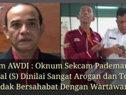 Ketum AWDI : Oknum Sekcam Pademangan Dinilai Sangat Arogan dan Terkesan Tidak Bersahabat Dengan Wartawan