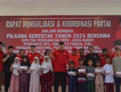 Syukuran Calon Tunggal PDIP, Tri Adhianto Santuni Ratusan Anak Yatim