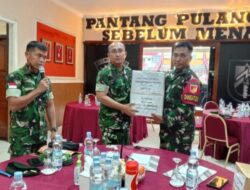 Pengendalian Pengawasan Operasi jajaran Kodam XIII/Mdk ke Satgas Yonif 715/Mtl