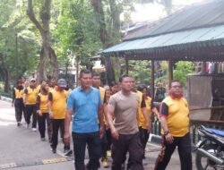 Polsek Pademangan Gelar Olahraga Bersama dan Aksi Bersih-Bersih untuk Jaga Kebugaran dan Kebersihan