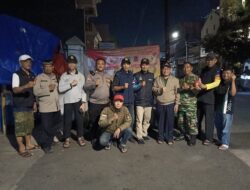 Bhabinkamtibmas Kelurahan Lagoa dan Tiga Pilar Gelar Patroli serta Pemasangan Spanduk Anti-Tawuran
