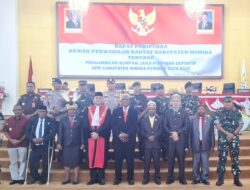 Dandim 1710/Mimika Hadiri Pelantikan Pimpinan DPRK, Dorong Sinergi Demi Kemajuan Mimika