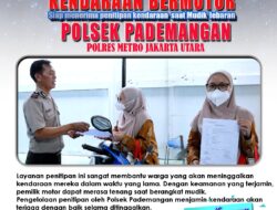 Polsek Pademangan Sediakan Layanan Penitipan Kendaraan, Warga Bisa Mudik dengan Tenang