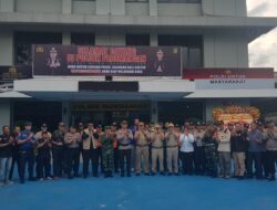 Kesiapan Polsek Pademangan Dalam Pengamanan Malam Takbir, Gelar Apel Bersama