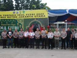 Kapolres Metro Jakarta Utara Tinjau Pospam Terpadu di Terminal Tanjung Priok, Pastikan Keamanan Pemudik