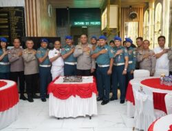 Lantamal III Beri Kejutan di Hari Bhayangkara ke-79 Polres Metro Jakarta Utara