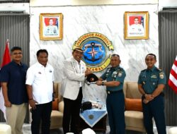 Danlantamal I Terima Courtesy Call President Indonesia Maritime Pilot Association (INAMPA)