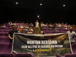 Dorong Semangat Keberanian, Danlantamal I Ajak Perwira Nobar Film Believe