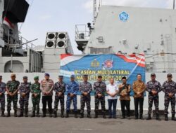 KRI Bung Tomo-357 Disambut Meriah di Dumai Usai Tuntaskan Misi AMNEX di Malaysia