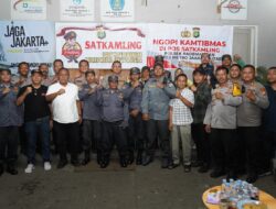 Kapolres Metro Jakarta Utara Tinjau Satkamling di Ancol, Ajak Warga Perkuat Sinergi Jaga Lingkungan