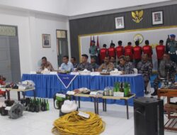 Lanal Nias Tangkap Kapal Ikan Gunakan Bahan Peledak di Perairan Pulau Batu Barat