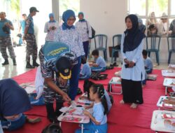 Pangkalan TNI AL Bengkulu Gelar Lomba Mewarnai Semarakkan HUT Armada RI 2025