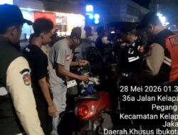 Patroli KRYD Polsek Kelapa Gading Sasar Titik Rawan, Tiga Motor Tanpa Surat Diamankan