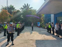 Polsek Koja Kerahkan 113 Personel Amankan Aksi Buruh PT Amos Indah Indonesia di Sudinakertrans Jakut