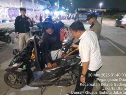 Polsek Kelapa Gading Intensifkan KRYD, Dua Motor Tanpa Dokumen Diamankan Saat Patroli Malam