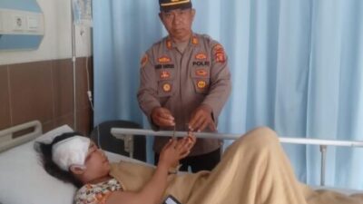 Wakapolsek Samarinda Ulu Dipukul Saat Evakuasi Korban Kecelakaan