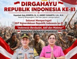 Polsek Koja Teguhkan Pengabdian dan Persatuan di HUT RI ke-81