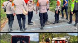 Pasukan Pelopor BKO Polda NTT Bantu Warga Terdampak Gempa