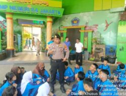 Polsek Koja Jaga Pelajar SMPN 114, Cegah Tawuran dan Narkoba