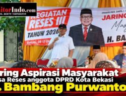 Reses Bambang Purwanto, Warga Bekasi Minta Lapangan dan Drainase Dibenahi